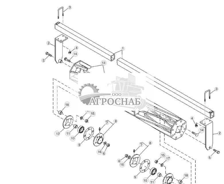 ПОДВИЖНАЯ КОРЗИНА (ОДИНОЧНЫЕ 6 И 8 ЗУБЬЕВ) - ST538013 165.jpg